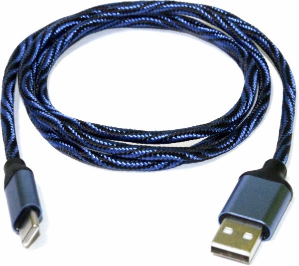 Cable de Carga Rápida Usb a Tipo C - Transferencia de Datos trenzado 92cm