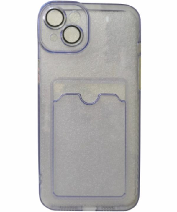 Funda Acrigel con Tarjetero para iPhone 15 – Protección Transparente Antigolpes | Yadej