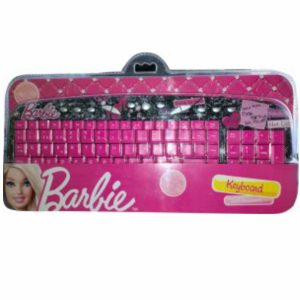 Teclado USB Barbie Alámbrico para PC y Laptop – Estilo y Funcionalidad | Yadej