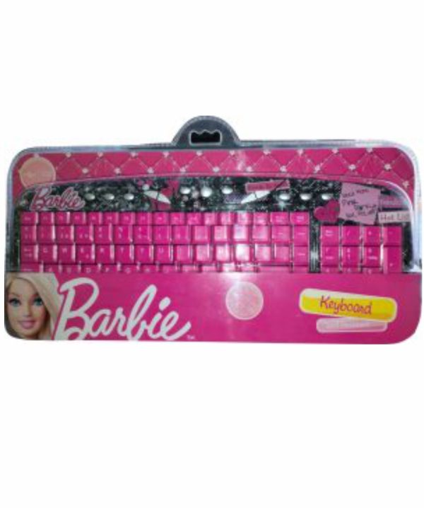 Teclado USB Barbie Alámbrico para PC y Laptop – Estilo y Funcionalidad | Yadej